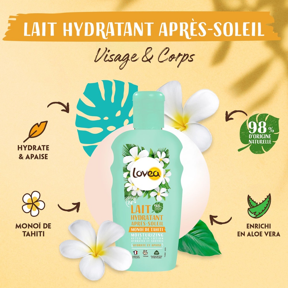 lovea Lait Hydratant Après-soleil Monoï de Tahiti Lait Après-Soleil - Hydratant
