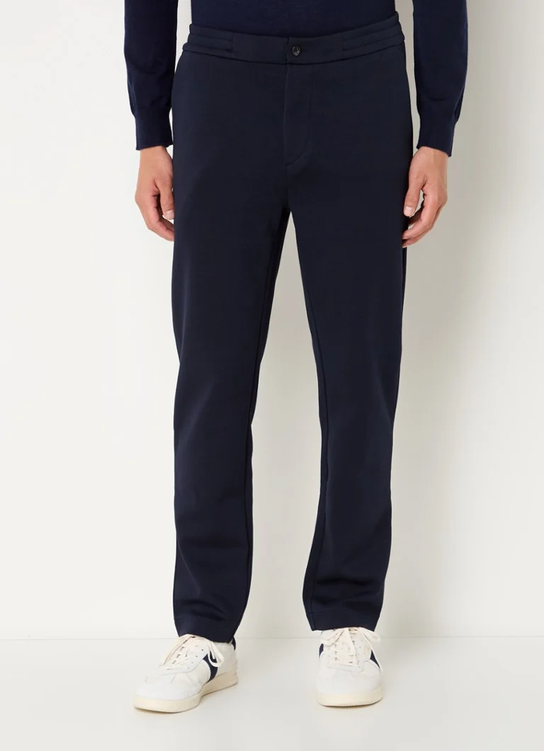 Ralph Lauren Zúžené chino nohavice so sťahovacou šnúrkou a vreckami na zips