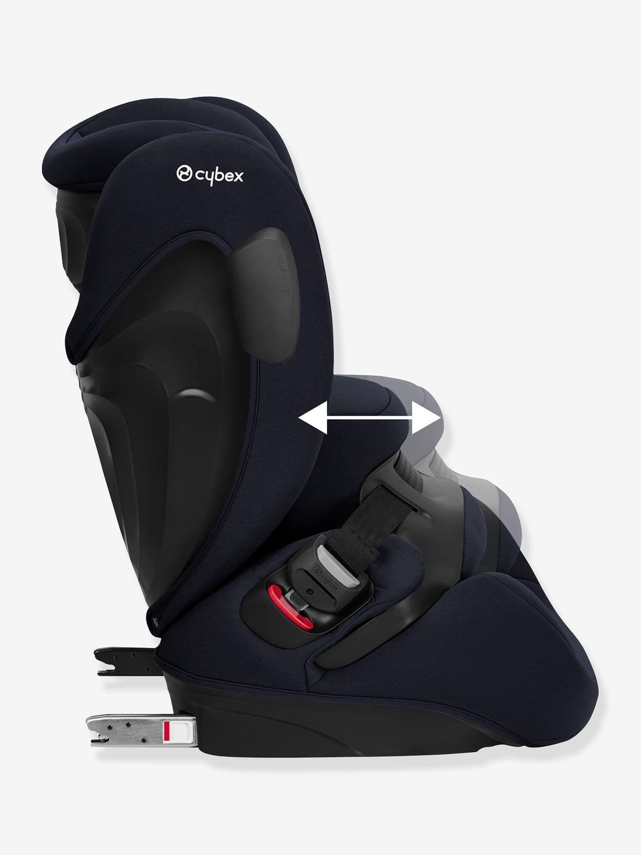 Cybex Mitwachsender Kindersitz Silver Pallas B3 i-Size CYBEX, 76-150 cm bzw. Gr. 1/2/3 - dunkel blau