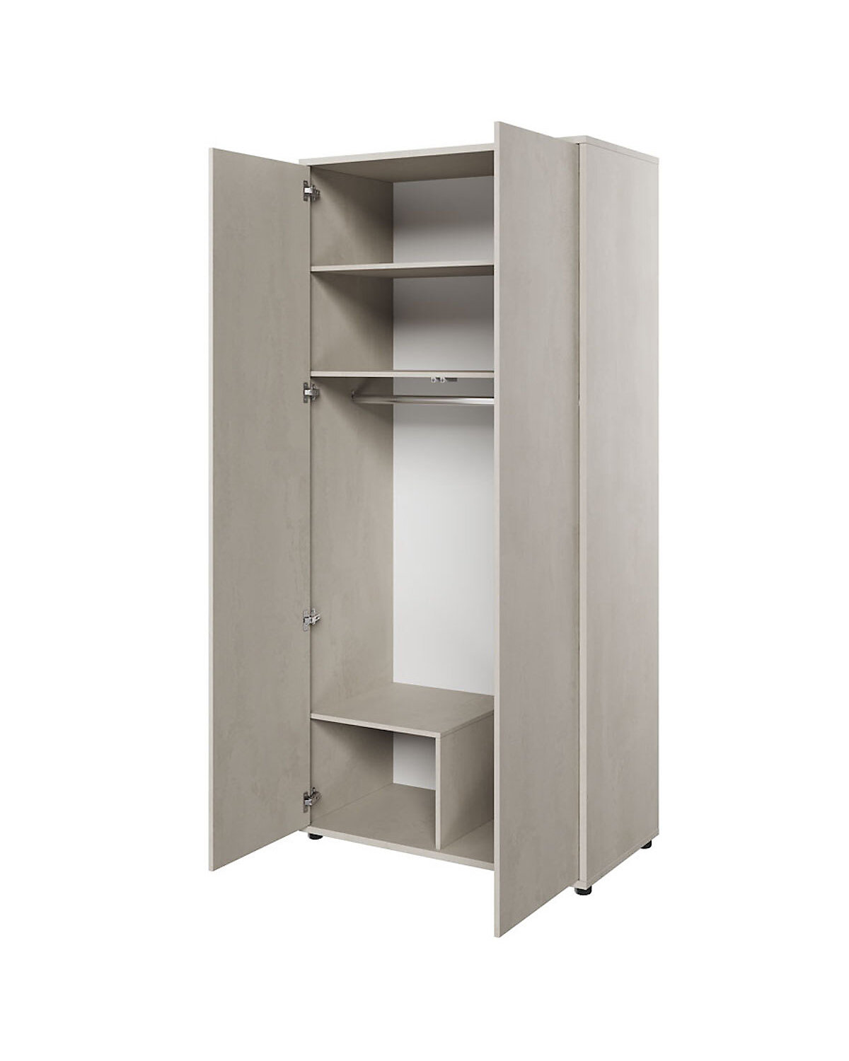 Kleiderschrank Drehtürenschrank Teen Flex 101x55x218cm 2-türig