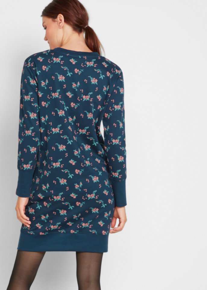 Sweatkleid, bedruckt