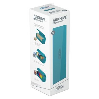 Ultimate Guard Arkhive 400+ XenoSkin Monocolor Petrolblau