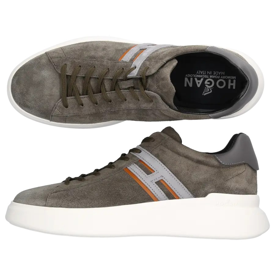 Hogan - Sneaker low H580 Veloursleder - grün