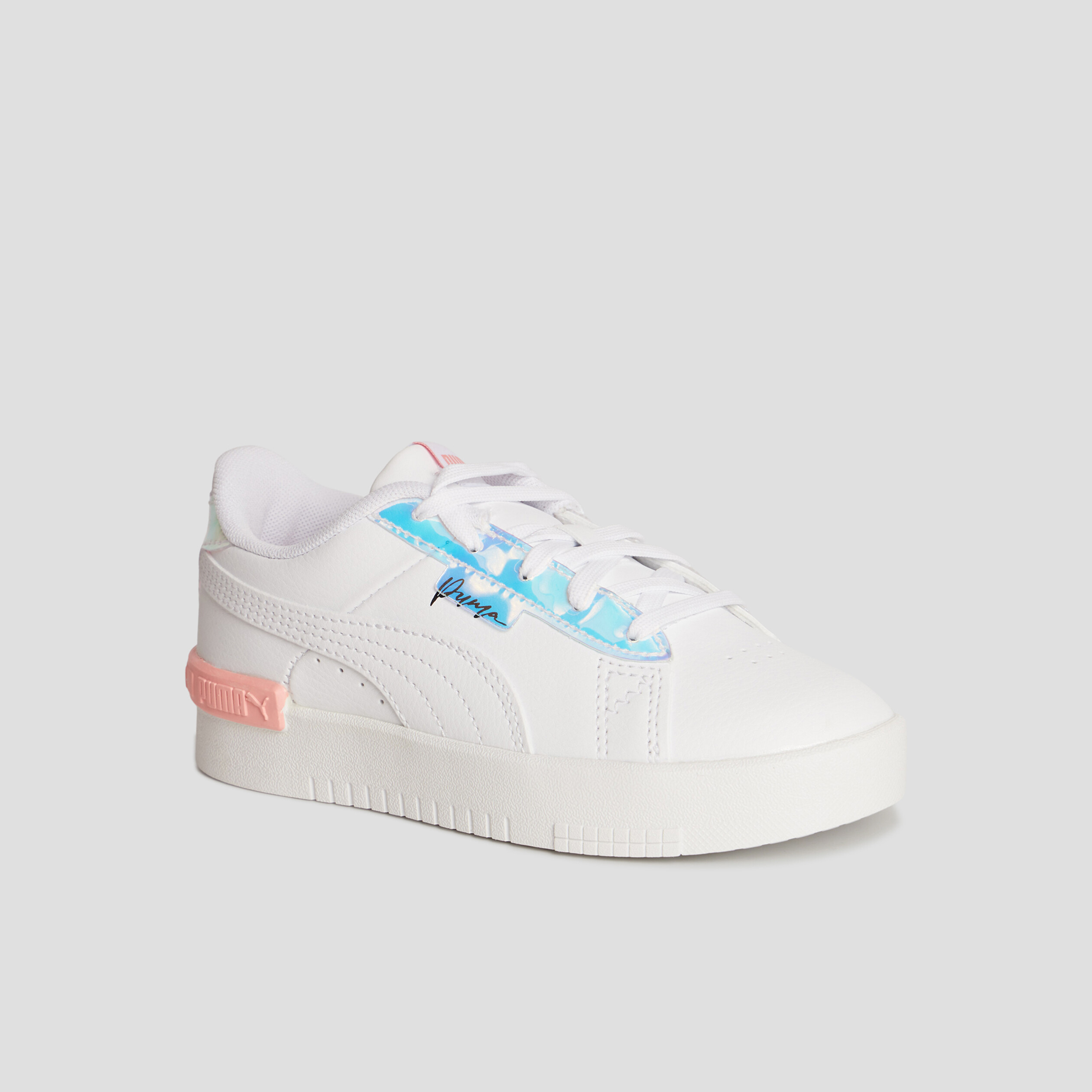 Tennis basses à lacets Puma Jada Crystal blanc fille | La Halle