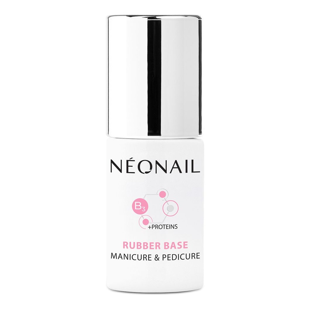 neonail Rubber Base Vernis semi-permanent LED longue tenue