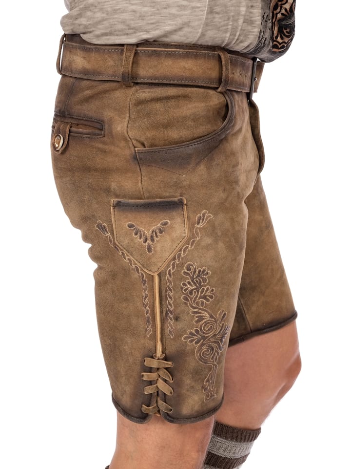 MADDOX Lederhose ARBERSEE in hellbraun günstig kaufen