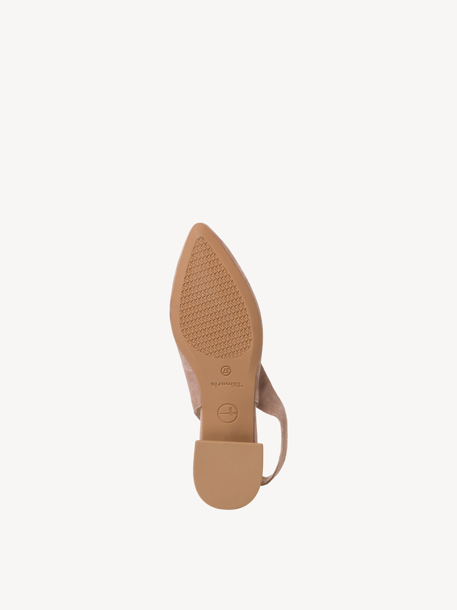 Escarpin en cuir - beige