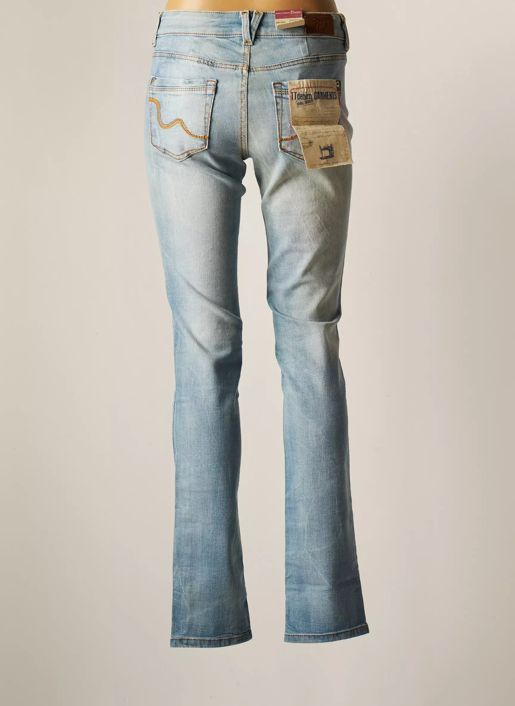 Tom Tailor Jeans Coupe Slim Femme couleur bleu