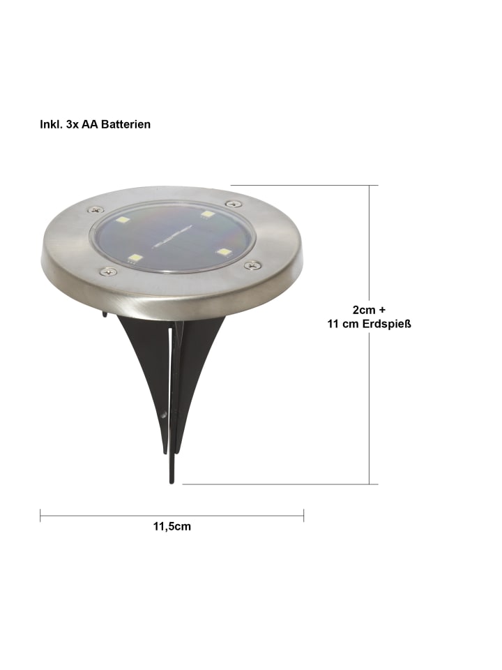 STAR Trading Solar-Bodenleuchte Lawnlight 3er Set günstig kaufen onesize
