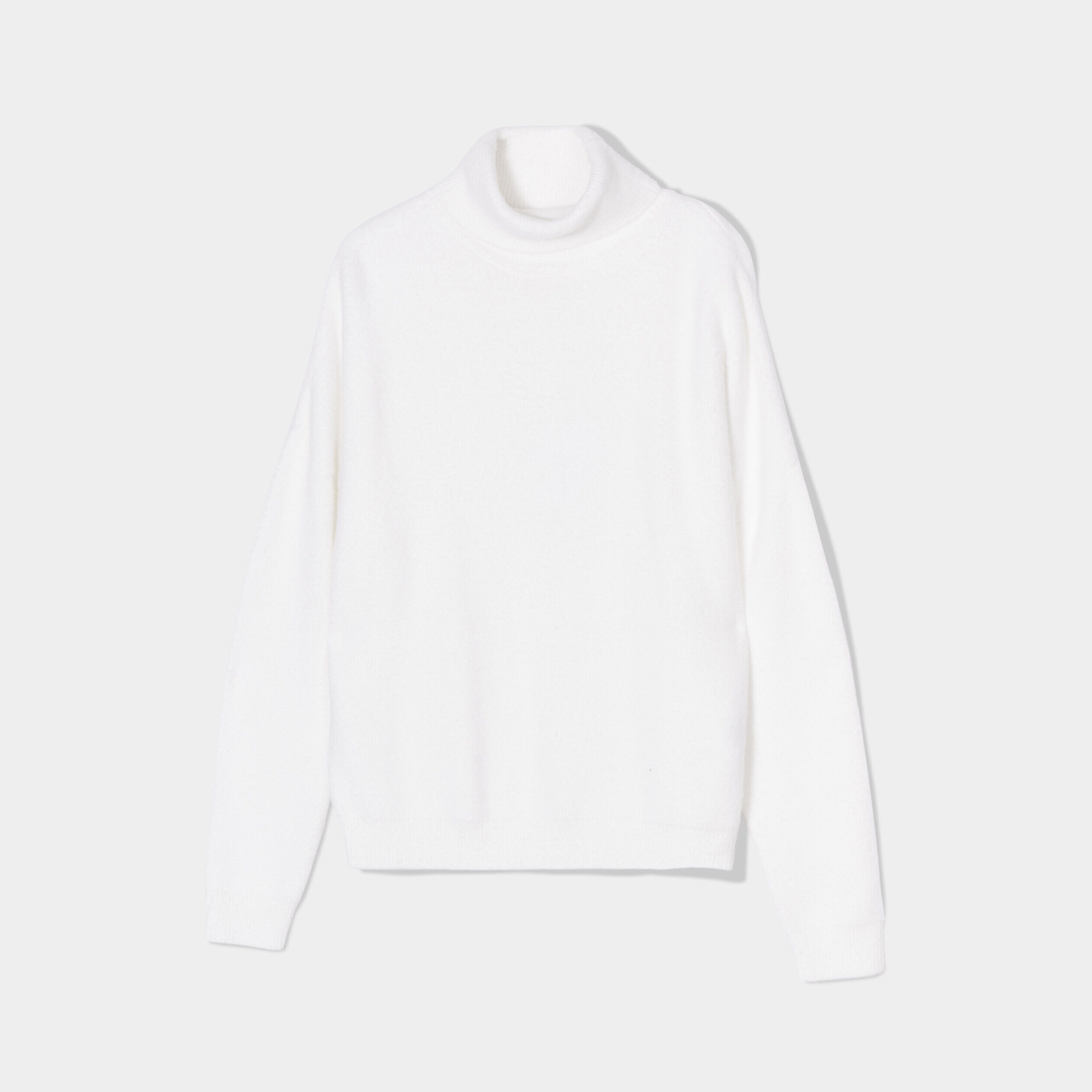 Pull col roulé ecru femme | Cache Cache