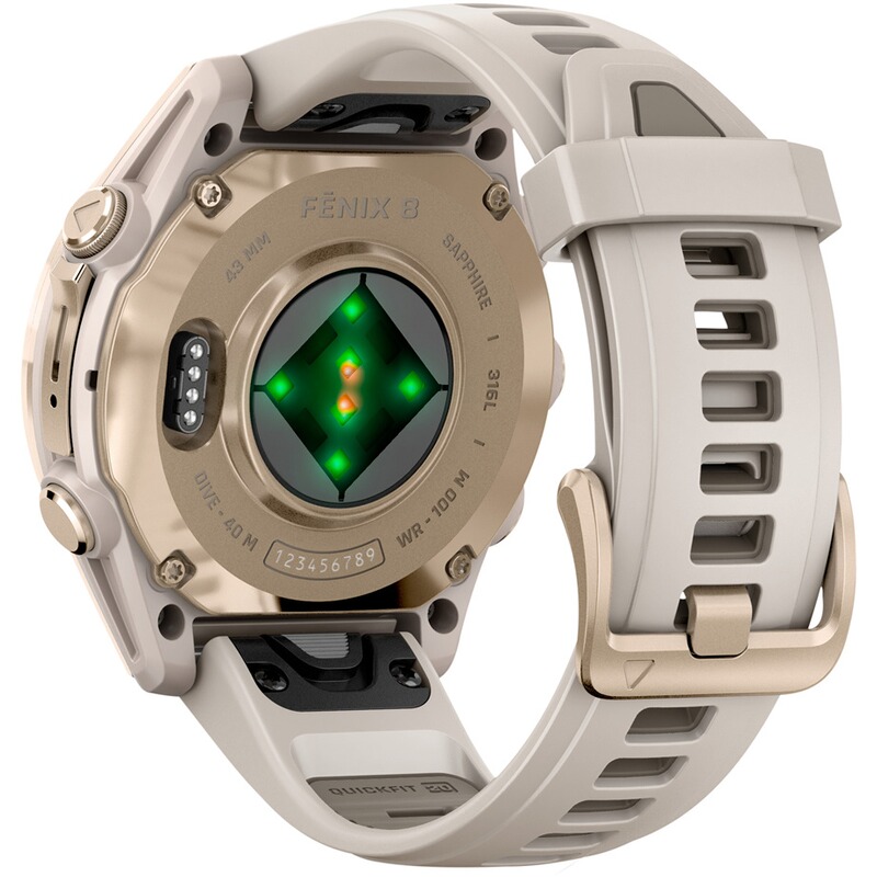 GARMIN Armbanduhr Fenix 8 Sapphire &ndash; AMOLED 43 mm