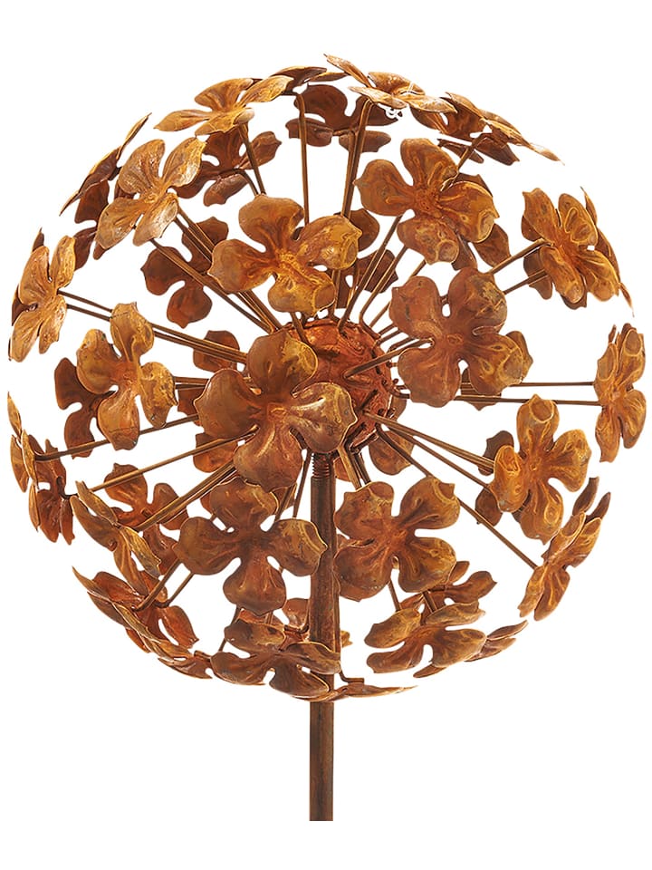 kobolo Gartendekoration FLOWERBALL24 in Braun günstig kaufen onesize
