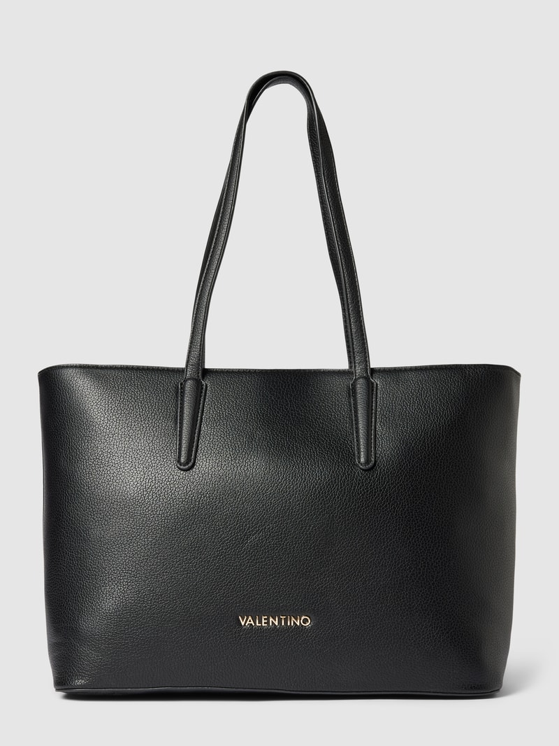 Shopper mit Label-Applikation Modell 'SPECIAL MARTU' in black