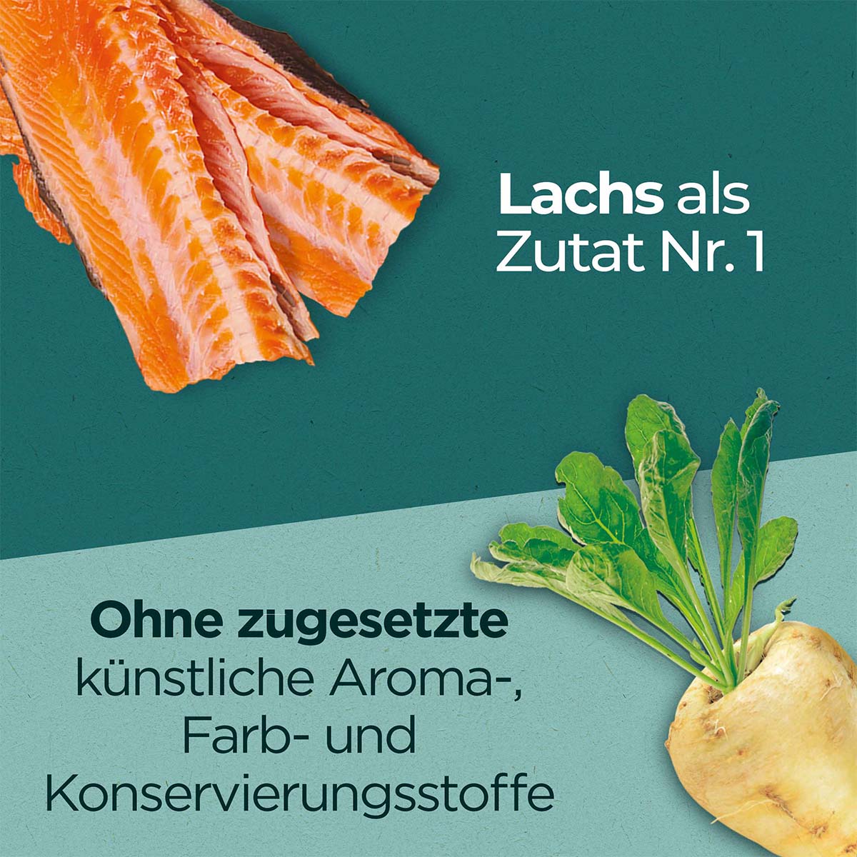 PURINA ONE Dual Nature kastrierte Katze Lachs, Spirulina 650g