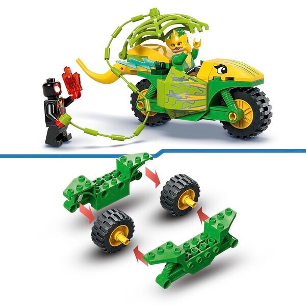 LEGO Marvel 11198 Vrtenje in elektro lov z dinozavrskimi vozili