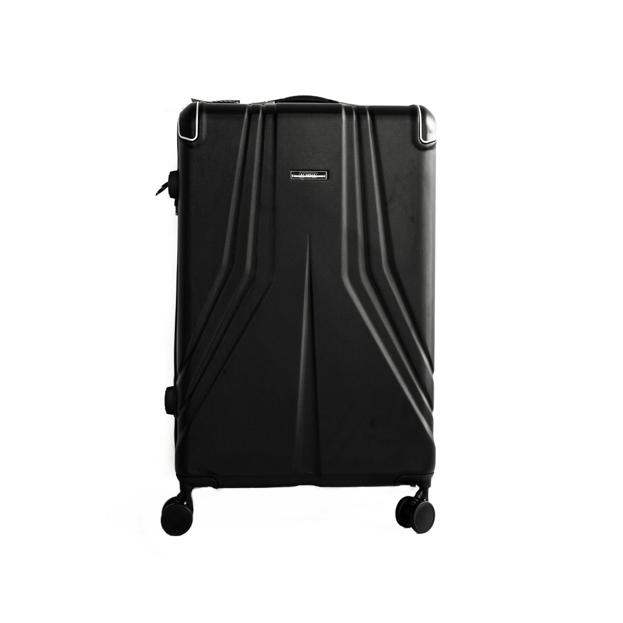 COFI 1453 3 Tlg. Koffer-Set Schwarz mit 4 Rädern Hartschale mit Kantenschutz 360° drehbar