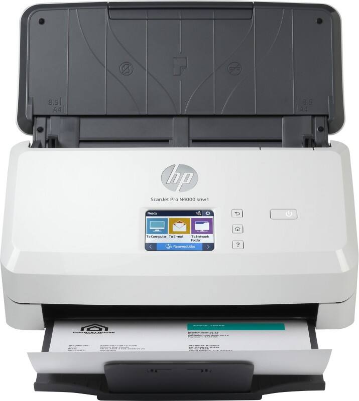 Hp Dokumentenscanner N4000 Netzwerkfähig Schwarz, Weiß 1 X A4 600 X 600 Dpi Wlan