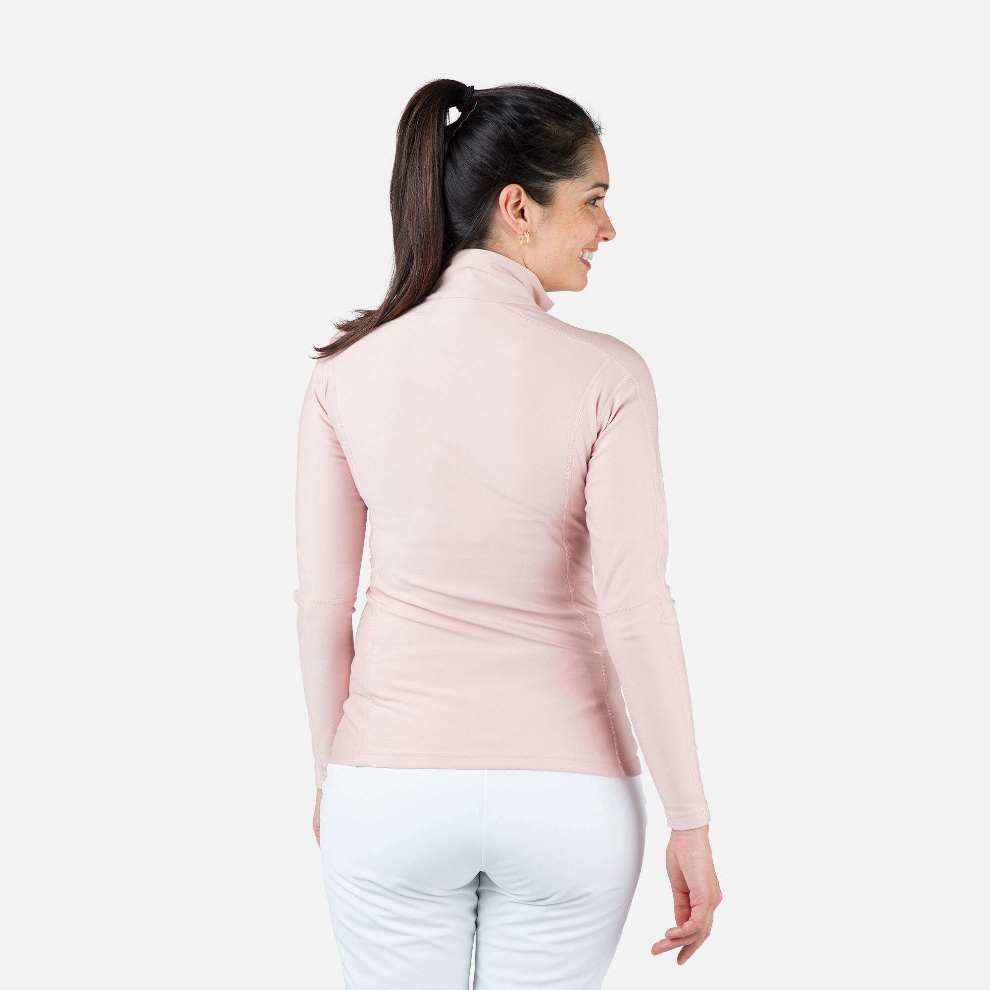 Sous-pull Classique demi-zip Femme