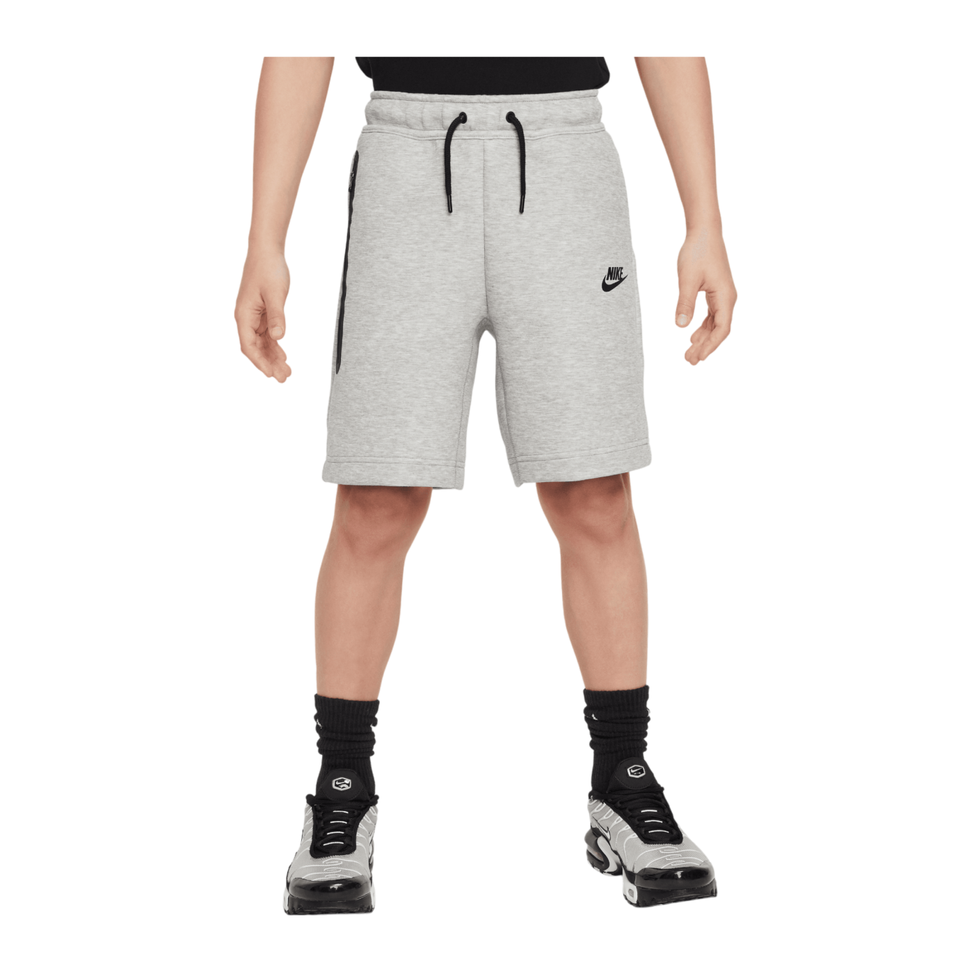 Nike Tech Fleece Short Kids Grau Schwarz F063