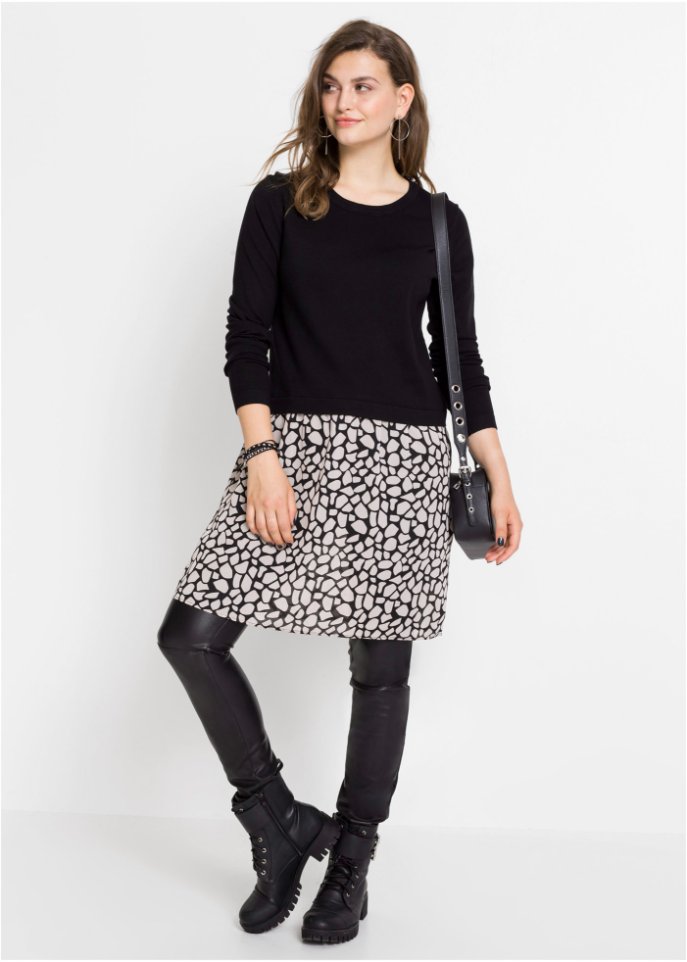 Pullover mit Rockansatz