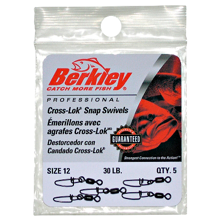 Berkley Wirbel McMahon Cross-Lok Snap/Swivels