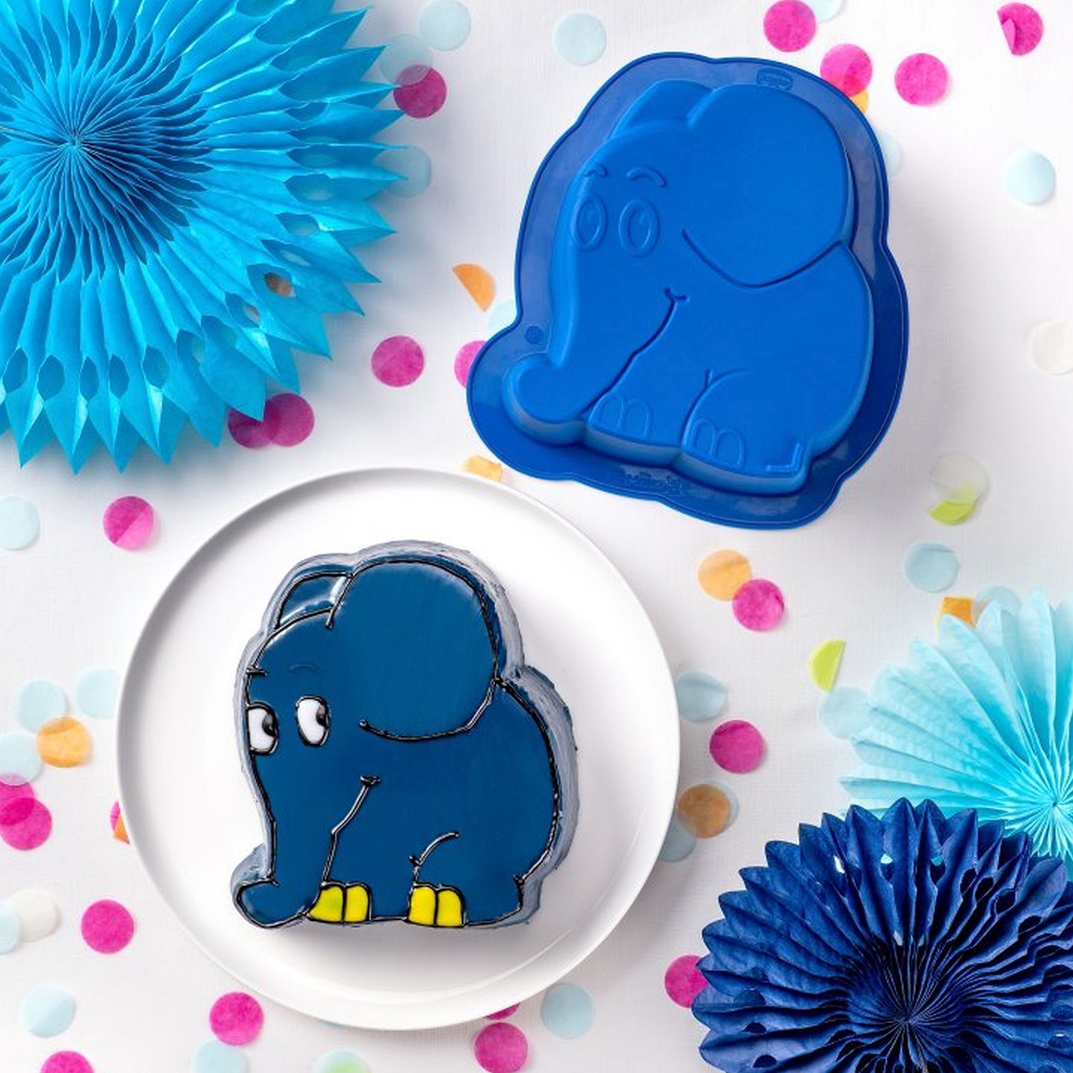 Dr. Oetker Silikonform Silikon Backform Motivbackform Elefant von Sendung mit der Maus Dr.