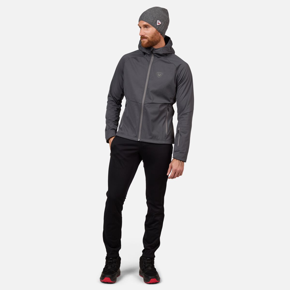 Softshell-Herrenkapuzenjacke Genetys