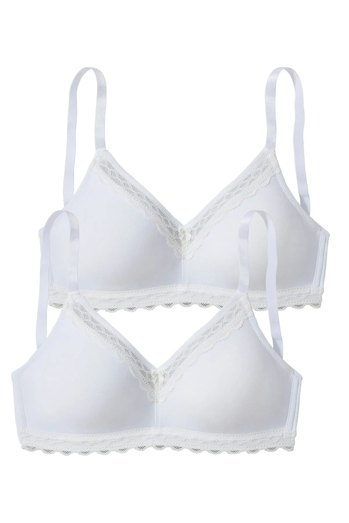 PETITE FLEUR  BH - Weiß - Unifarben