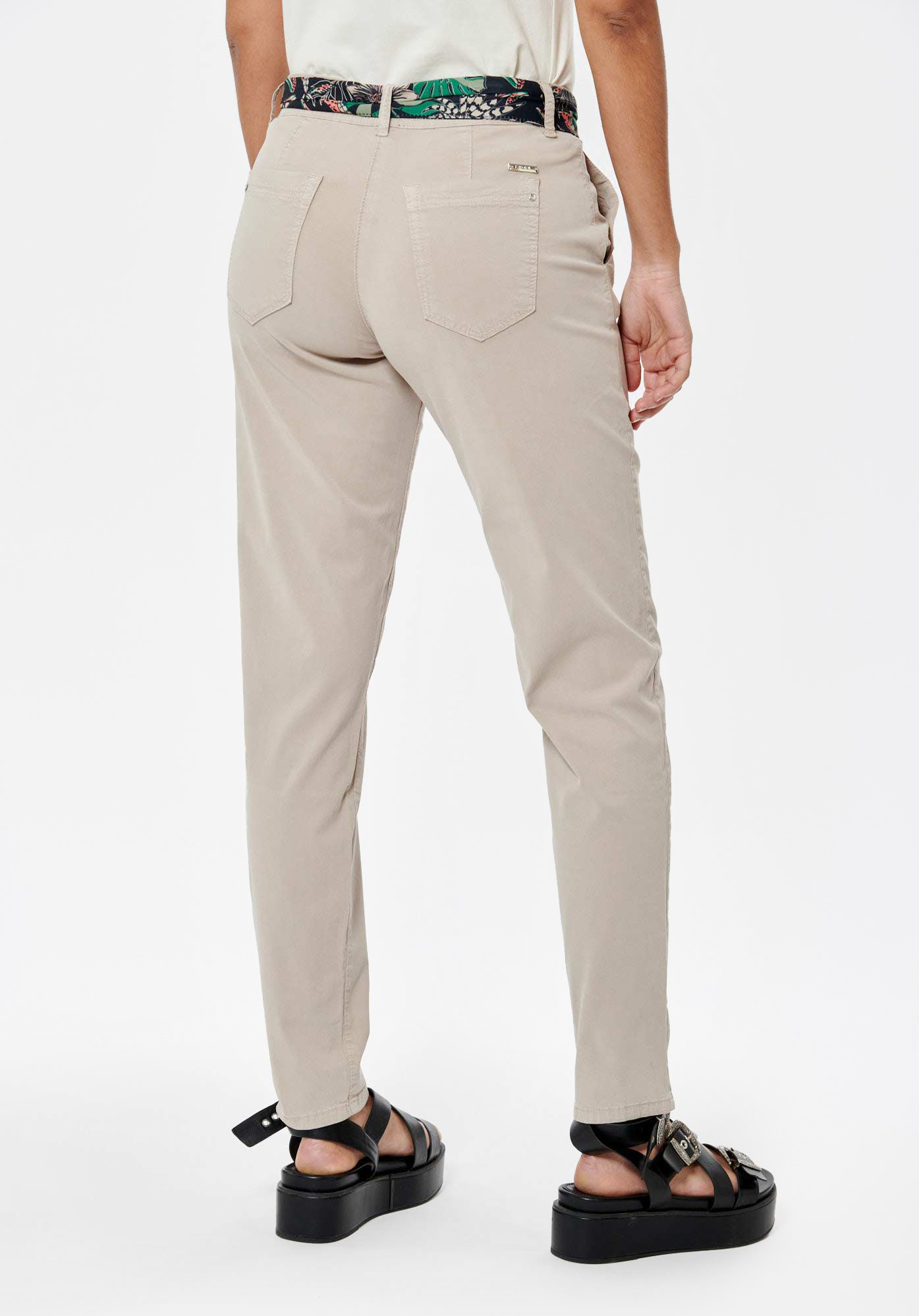 ALBAN  Pantalon beige Femme