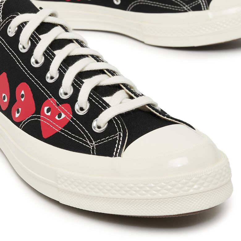 Comme des Garcons Play Multi Heart Chuck Taylor All Star '70 Low Black