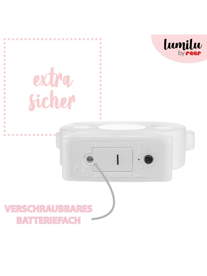 Reer lumilu Cute Friends cat in Weiß ab 0 Monate günstig kaufen onesize