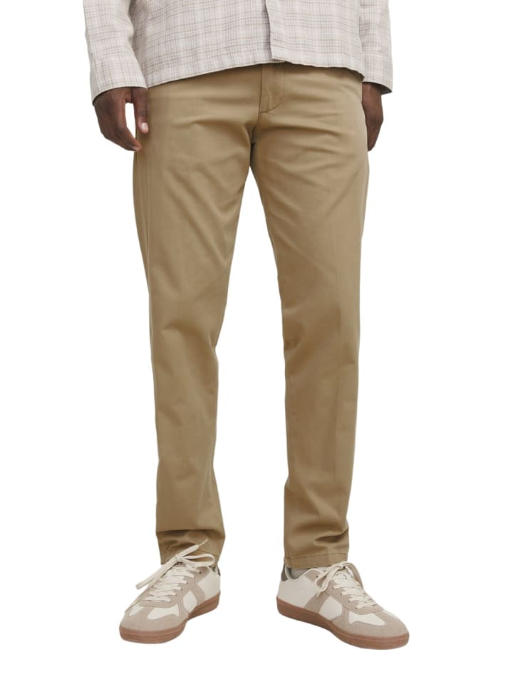 Jack & Jones Stoffhose / Chino JPSTKANE BARRET comfort/relaxed in Beige günstig kaufen