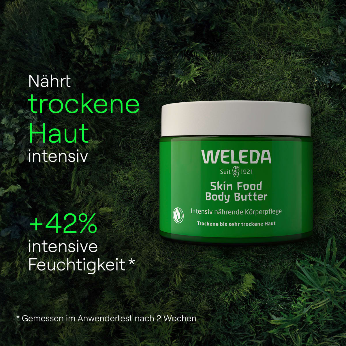 Körperbutter Skin Food im Glastiegel, 150 ml