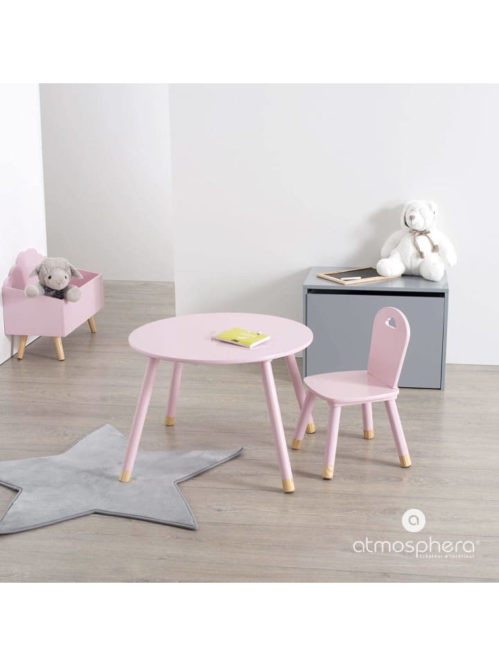 Atmosphera Créateur d'intérieur Kinderstuhl in rosa günstig kaufen onesize