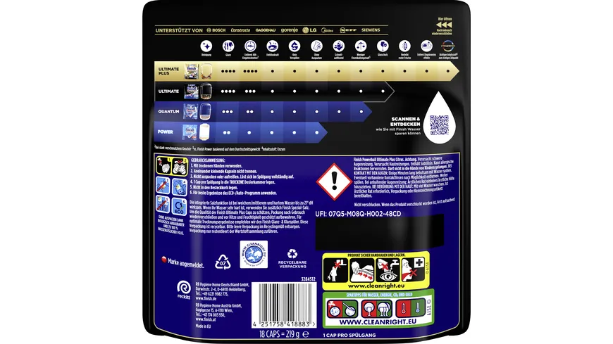 Finish Spülmaschinentabs Ultimate Plus All-in-1 Citrus