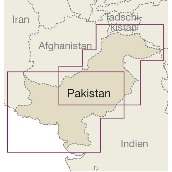 RKH WMP PAKISTAN - Straßenkarte