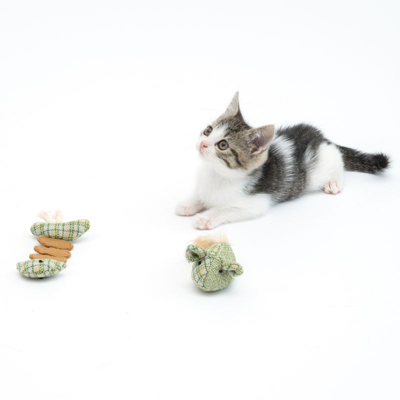 Modern Living Glasgow Katzenspielzeug-Set Fischgräte | bitiba.de