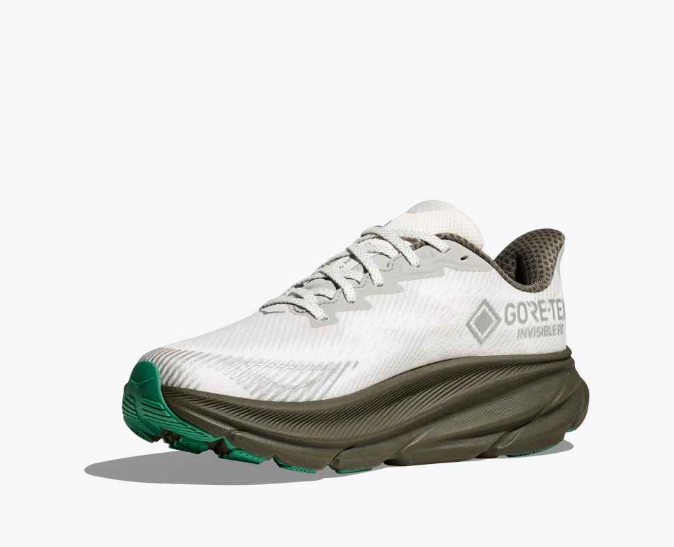 Stealth/Tech Clifton 9 GORE-TEX Harbor Mist / Barley