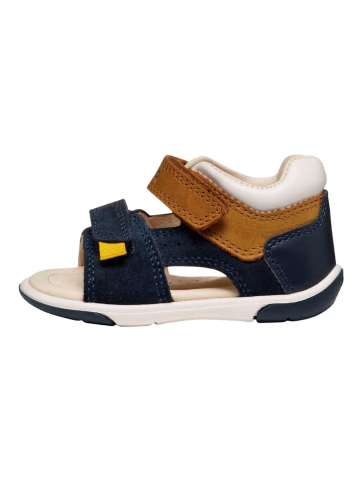 Geox Sandalen in Blau/Braun günstig kaufen
