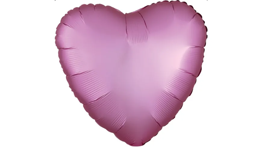 Anagram - Folienballon HERZ Flamingo Satin Luxe S15 43cm
