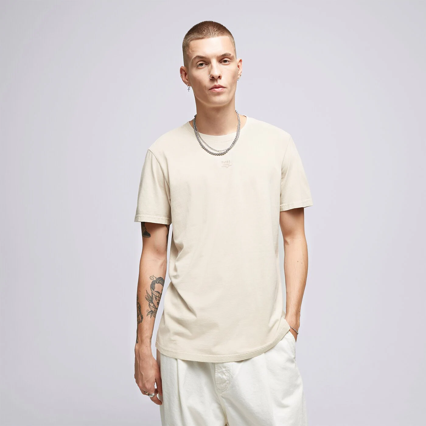 CONFRONT T SHIRT ESSENTIAL T-SHIRT BEIGE Beige