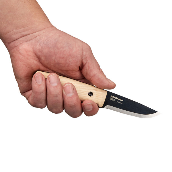 FINN BLACKBLADE ASH WOOD - Feststehendes Messer