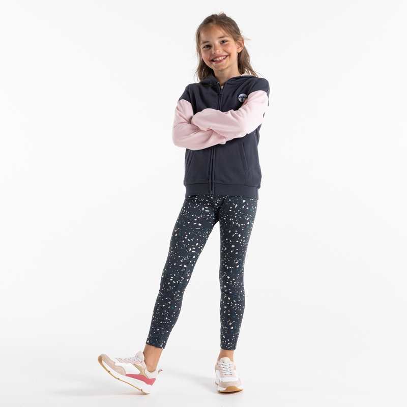 Legging de sport imprimé gris fille