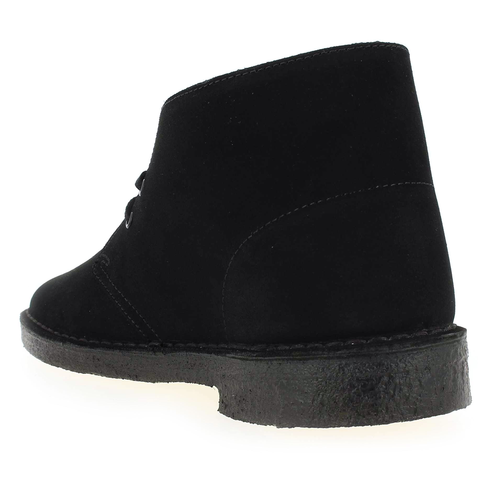 Clarks  DESERT BOOT - Velours Noir