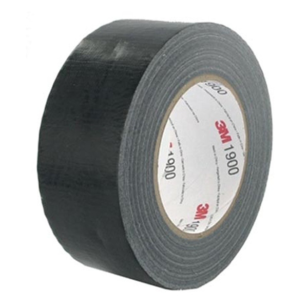 3M 9.21.01.900.55 Ekonomisk tejp 1900, svart, 50 mm x 50 m