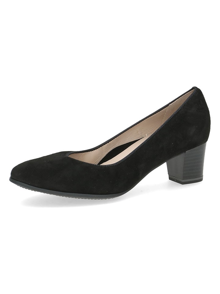 Caprice Leder-Pumps in Schwarz günstig kaufen