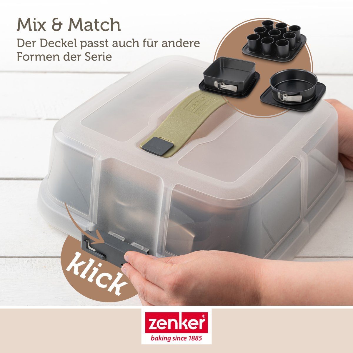 Zenker Backblech Bake, Click & Go