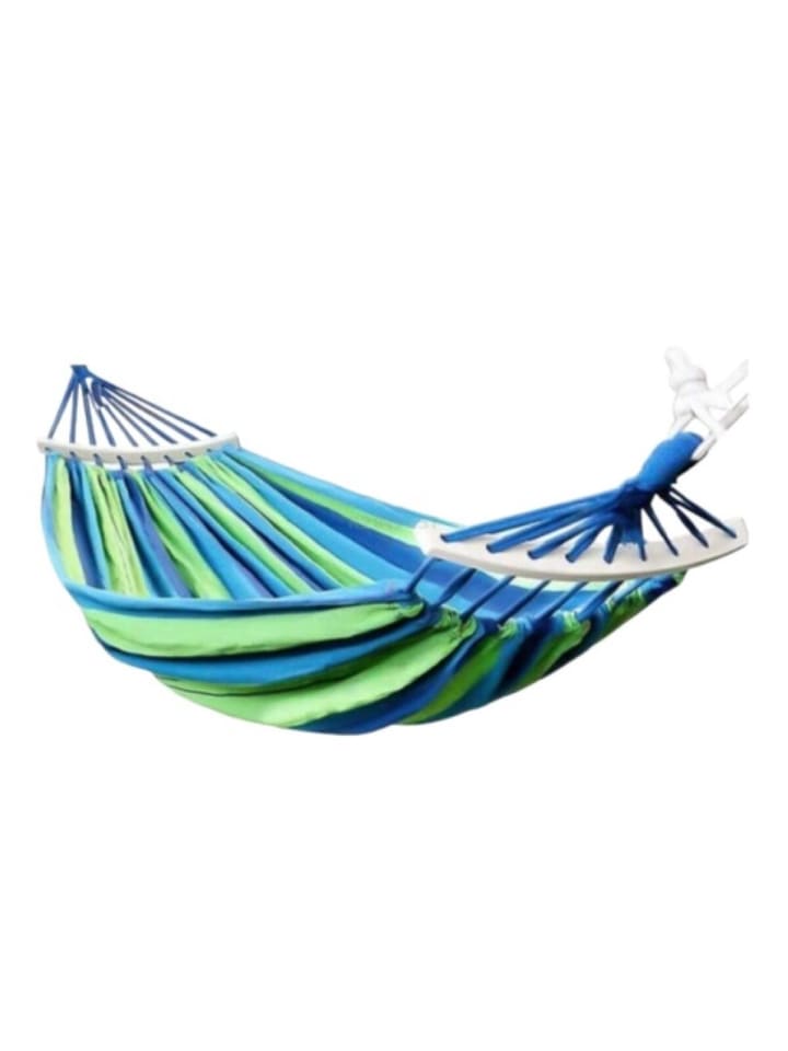COFI 1453 260x150cm Hängematte in Grün-Blau - Liegematte für bis zu 2 Personen in Grün günstig kaufen onesize