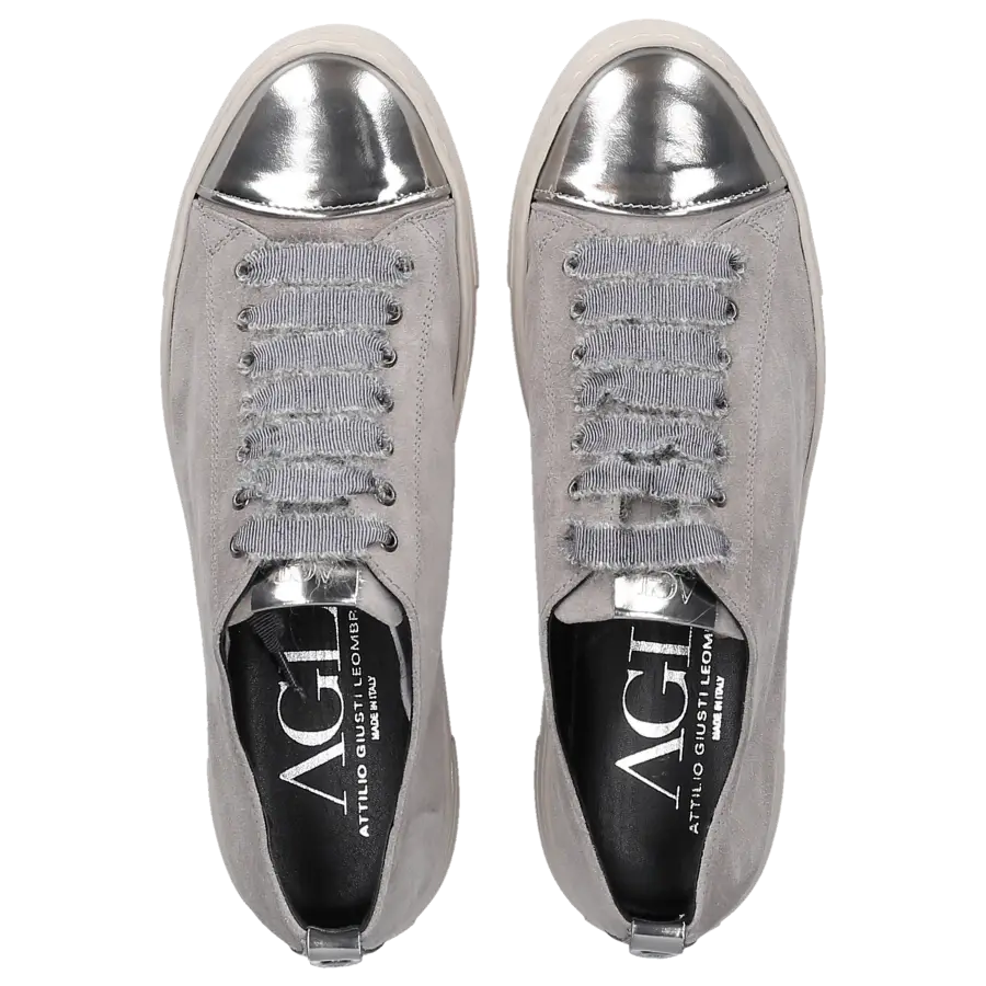 AGL Attilio Giusti Leombruni - Sneaker low D925065 Veloursleder - grau