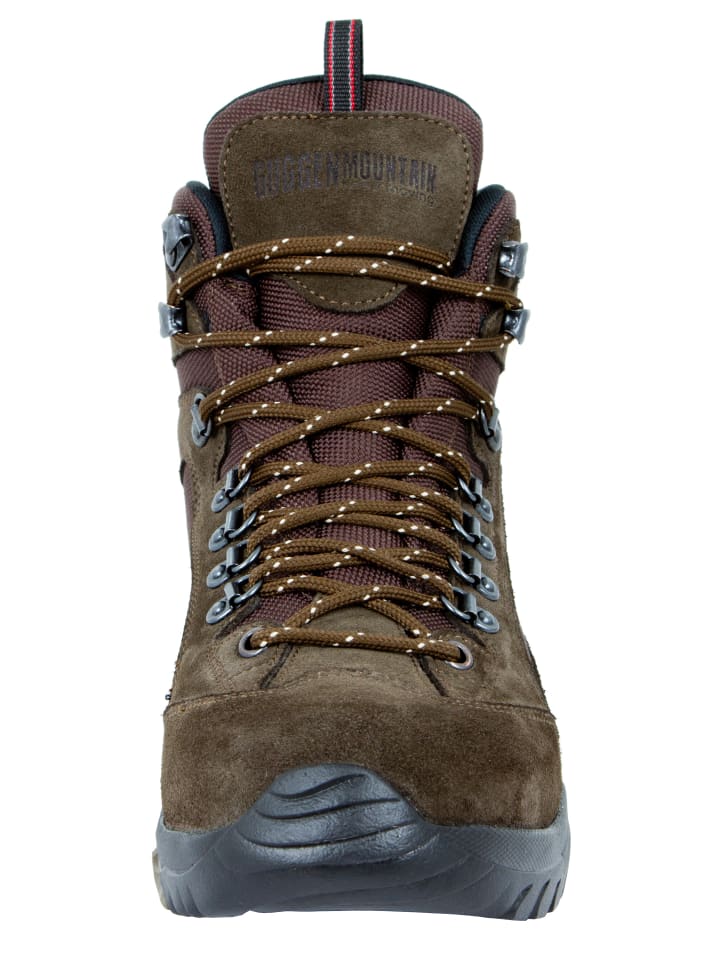 GUGGEN MOUNTAIN Wanderstiefel Uni in Braun günstig kaufen